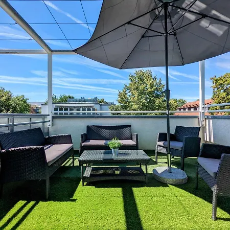Leipzig-residenz Waldstrasse Am Zoo Und Red Bull Arena , Rooftop Mit 2 Dachterrassen Apartment